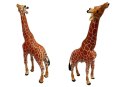 LEAN Toys Żyrafy Figurki Edukacyjne Rodzina 3 sztuki + Tło Afryka