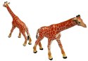 LEAN Toys Żyrafy Figurki Edukacyjne Rodzina 3 sztuki + Tło Afryka