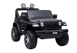 LEAN CARS Auto na Akumulator Jeep Rubicon 4x4 Czarny