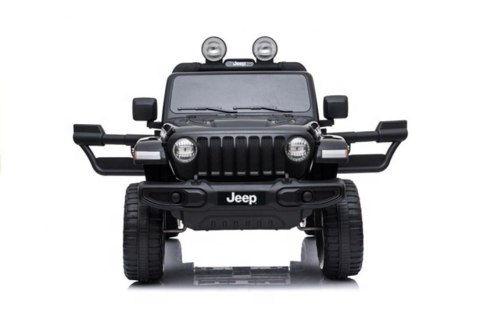 LEAN CARS Auto na Akumulator Jeep Rubicon 4x4 Czarny LEAN CARS Auto na Akumulator Jeep Rubicon 4x4 Czarny