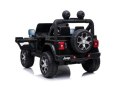 LEAN CARS Auto na Akumulator Jeep Rubicon 4x4 Czarny