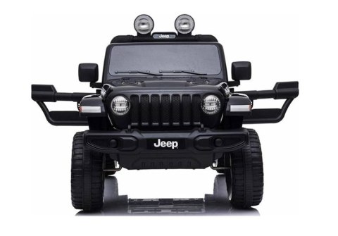 LEAN CARS Auto na Akumulator Jeep Rubicon 4x4 Czarny LEAN CARS Auto na Akumulator Jeep Rubicon 4x4 Czarny