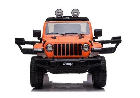 LEAN CARS Auto na Akumulator Jeep Rubicon 4x4 Pomarańczowy LEAN CARS Auto na Akumulator Jeep Rubicon 4x4 Pomarańczowy