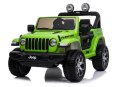 LEAN CARS Auto na Akumulator Jeep Rubicon 4x4 Zielony