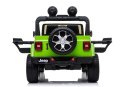 LEAN CARS Auto na Akumulator Jeep Rubicon 4x4 Zielony