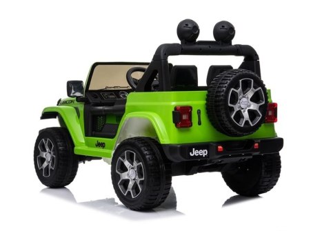 LEAN CARS Auto na Akumulator Jeep Rubicon 4x4 Zielony LEAN CARS Auto na Akumulator Jeep Rubicon 4x4 Zielony