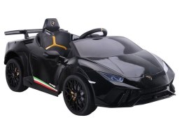 LEAN CARS Auto na akumulator Lamborghini Huracan Czarne