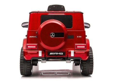 LEAN CARS Auto na akumulator Mercedes G63 Czerwony Lakier BBH-002 LEAN CARS Auto na akumulator Mercedes G63 Czerwony Lakier BBH-002