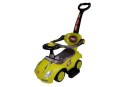 LEAN CARS Jeździk z Pchaczem Mega Car 3w1 Żółty