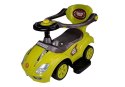 LEAN CARS Jeździk z Pchaczem Mega Car 3w1 Żółty