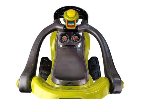 LEAN CARS Jeździk z Pchaczem Mega Car 3w1 Żółty LEAN CARS Jeździk z Pchaczem Mega Car 3w1 Żółty