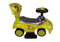 LEAN CARS Jeździk z Pchaczem Mega Car 3w1 Żółty
