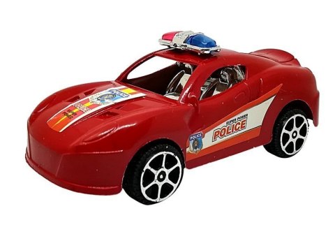 LEAN TOYS Zestaw Autek Samochodzików Policja Straż z Napędem 6 szt LEAN TOYS Zestaw Autek Samochodzików Policja Straż z Napędem 6 szt