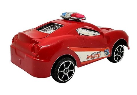 LEAN TOYS Zestaw Autek Samochodzików Policja Straż z Napędem 6 szt LEAN TOYS Zestaw Autek Samochodzików Policja Straż z Napędem 6 szt