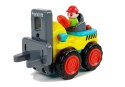 LEAN Toys Autko Budowlane Dla Malucha Betoniarka Walec Spychacz Wywrotka5 Rodzajów