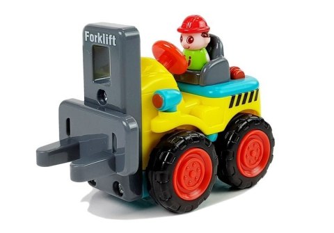 LEAN Toys Autko Budowlane Dla Malucha Betoniarka Walec Spychacz Wywrotka5 Rodzajów LEAN Toys Autko Budowlane Dla Malucha Betoniarka Walec Spychacz Wywrotka5 Rodzajów
