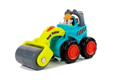 LEAN Toys Autko Budowlane Dla Malucha Betoniarka Walec Spychacz Wywrotka5 Rodzajów LEAN Toys Autko Budowlane Dla Malucha Betoniarka Walec Spychacz Wywrotka5 Rodzajów