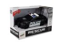 LEAN Toys Auto Policja z Naciągiem, Światłami i Dźwiękami 1:20