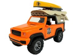LEAN Toys Auto Samochód Campingowy Jeep Dźwięki i Światła