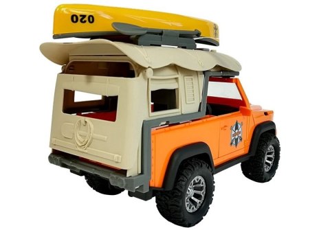 LEAN Toys Auto Samochód Campingowy Jeep Dźwięki i Światła LEAN Toys Auto Samochód Campingowy Jeep Dźwięki i Światła