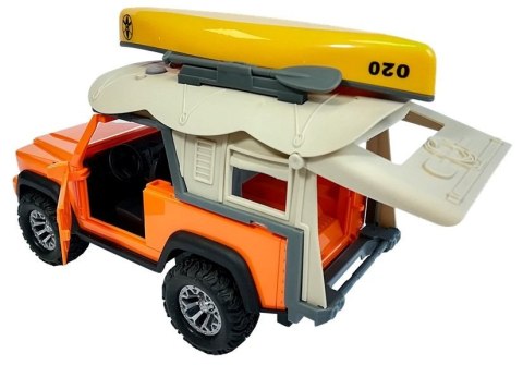 LEAN Toys Auto Samochód Campingowy Jeep Dźwięki i Światła LEAN Toys Auto Samochód Campingowy Jeep Dźwięki i Światła