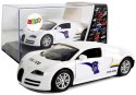 LEAN Toys Auto Sportowe Policyjne Policja z Napędem Dźwięk Światła Białe