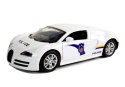 LEAN Toys Auto Sportowe Policyjne Policja z Napędem Dźwięk Światła Białe