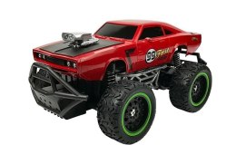 LEAN Toys Auto Zdalnie Sterowane R/C 6.5 km/h Wysokie Koła Czerwone