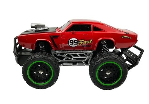 LEAN Toys Auto Zdalnie Sterowane R/C 6.5 km/h Wysokie Koła Czerwone LEAN Toys Auto Zdalnie Sterowane R/C 6.5 km/h Wysokie Koła Czerwone