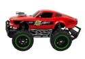 LEAN Toys Auto Zdalnie Sterowane R/C 6.5 km/h Wysokie Koła Czerwone