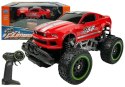 LEAN Toys Auto Zdalnie Sterowane R/C 6.5 km/h Wysokie Koła Czerwone