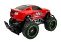 LEAN Toys Auto Zdalnie Sterowane R/C 6.5 km/h Wysokie Koła Czerwone