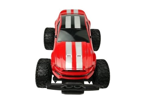 LEAN Toys Auto Zdalnie Sterowane R/C 6.5 km/h Wysokie Koła Czerwone LEAN Toys Auto Zdalnie Sterowane R/C 6.5 km/h Wysokie Koła Czerwone