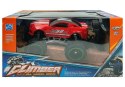 LEAN Toys Auto Zdalnie Sterowane R/C 6.5 km/h Wysokie Koła Czerwone