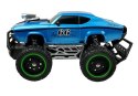 LEAN Toys Auto Zdalnie Sterowane R/C 6.5 km/h Wysokie Koła Niebieskie