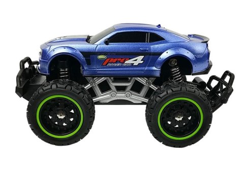 LEAN Toys Auto Zdalnie Sterowane R/C 6.5 km/h Wysokie Koła Niebieskie LEAN Toys Auto Zdalnie Sterowane R/C 6.5 km/h Wysokie Koła Niebieskie