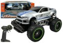 LEAN Toys Auto Zdalnie Sterowane R/C 6.5 km/h Wysokie Koła Srebrne
