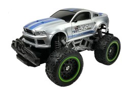 LEAN Toys Auto Zdalnie Sterowane R/C 6.5 km/h Wysokie Koła Srebrne