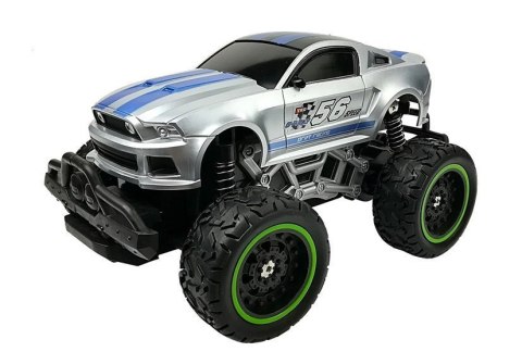 LEAN Toys Auto Zdalnie Sterowane R/C 6.5 km/h Wysokie Koła Srebrne LEAN Toys Auto Zdalnie Sterowane R/C 6.5 km/h Wysokie Koła Srebrne