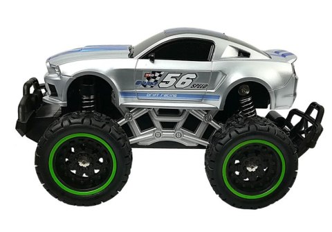 LEAN Toys Auto Zdalnie Sterowane R/C 6.5 km/h Wysokie Koła Srebrne LEAN Toys Auto Zdalnie Sterowane R/C 6.5 km/h Wysokie Koła Srebrne