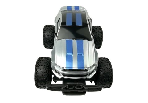 LEAN Toys Auto Zdalnie Sterowane R/C 6.5 km/h Wysokie Koła Srebrne LEAN Toys Auto Zdalnie Sterowane R/C 6.5 km/h Wysokie Koła Srebrne