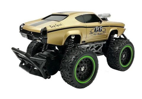 LEAN Toys Auto Zdalnie Sterowane R/C 6.5 km/h Wysokie Koła Złoty LEAN Toys Auto Zdalnie Sterowane R/C 6.5 km/h Wysokie Koła Złoty