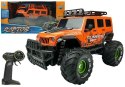 LEAN Toys Auto Zdalnie Sterowane R/C Jeep Pomarańczowy 2.4G