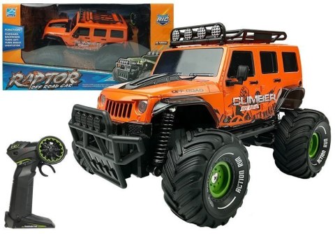 LEAN Toys Auto Zdalnie Sterowane R/C Jeep Pomarańczowy 2.4G LEAN Toys Auto Zdalnie Sterowane R/C Jeep Pomarańczowy 2.4G