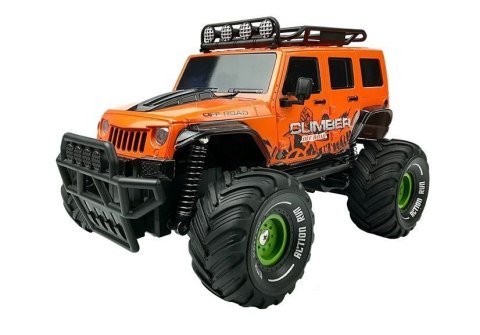 LEAN Toys Auto Zdalnie Sterowane R/C Jeep Pomarańczowy 2.4G LEAN Toys Auto Zdalnie Sterowane R/C Jeep Pomarańczowy 2.4G