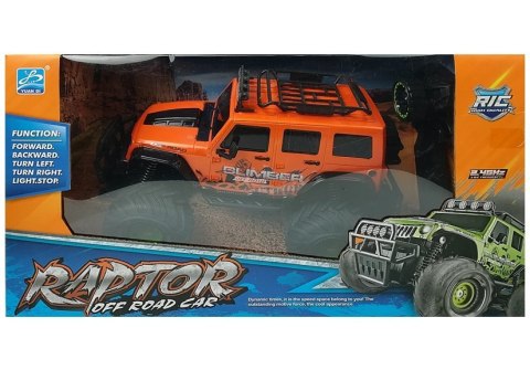 LEAN Toys Auto Zdalnie Sterowane R/C Jeep Pomarańczowy 2.4G LEAN Toys Auto Zdalnie Sterowane R/C Jeep Pomarańczowy 2.4G