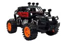 LEAN Toys Auto z Naciągiem Terenowe Czerwone