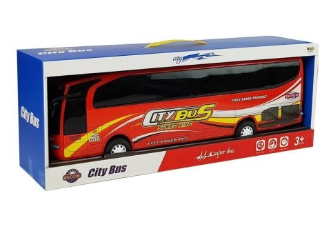 LEAN Toys Autobus Miejski Model Czerwony 54cm LEAN Toys Autobus Miejski Model Czerwony 54cm