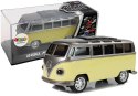 LEAN Toys Autobus Resorak z Naciągiem Żółty ze Światłami i Dźwiękiem