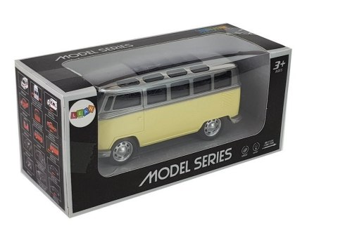 LEAN Toys Autobus Resorak z Napędem Frykcyjnym Na Baterie Światła Dźwięki Żółty LEAN Toys Autobus Resorak z Napędem Frykcyjnym Na Baterie Światła Dźwięki Żółty